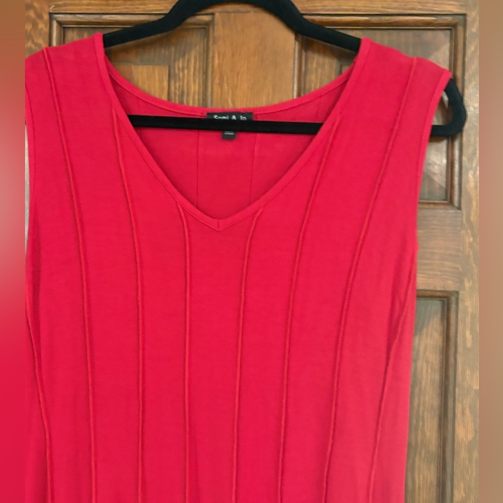 Sami & Jo Vibrant Red Maxi Dress - Picture 2 of 8